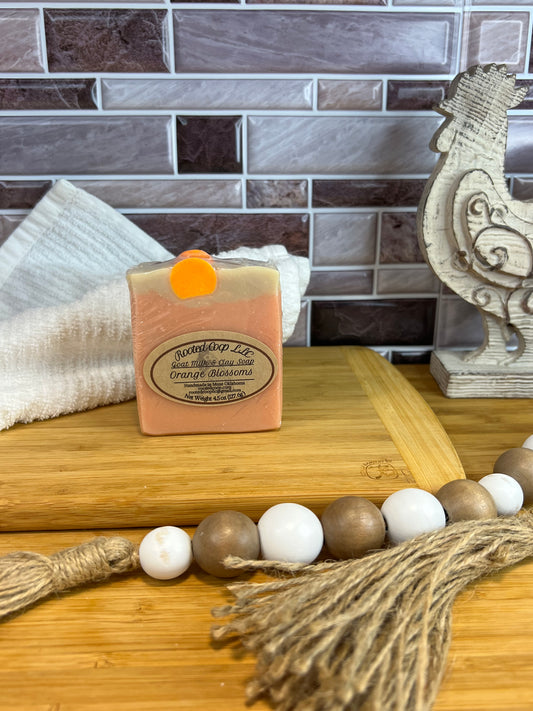 Orange Blossoms Goat Milk & Kaolin Clay Handmade Soap