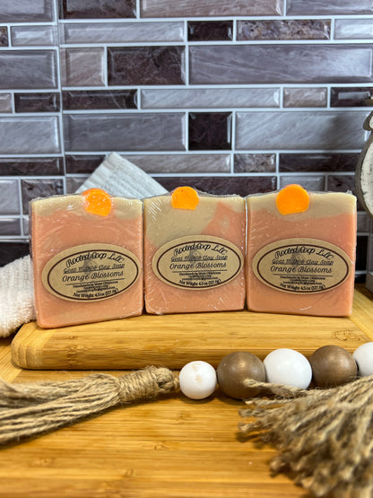 Orange Blossoms Goat Milk & Kaolin Clay Handmade Soap